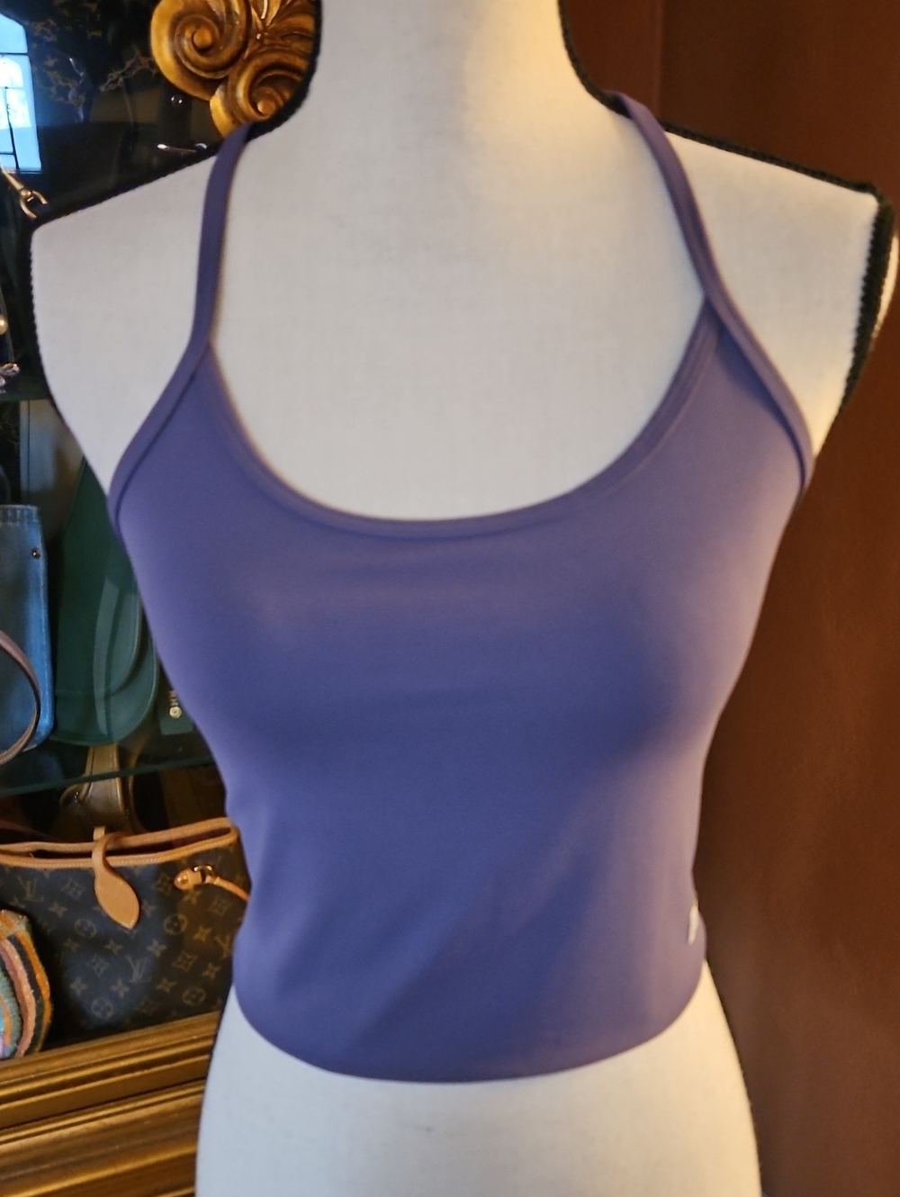 Vuori All The Feels Deep Purple Sports Tank
